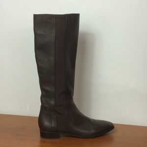 Ellen Tracy brown leather boots